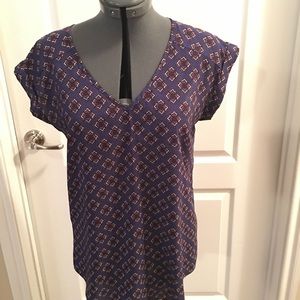 Rd a blue detailed express top